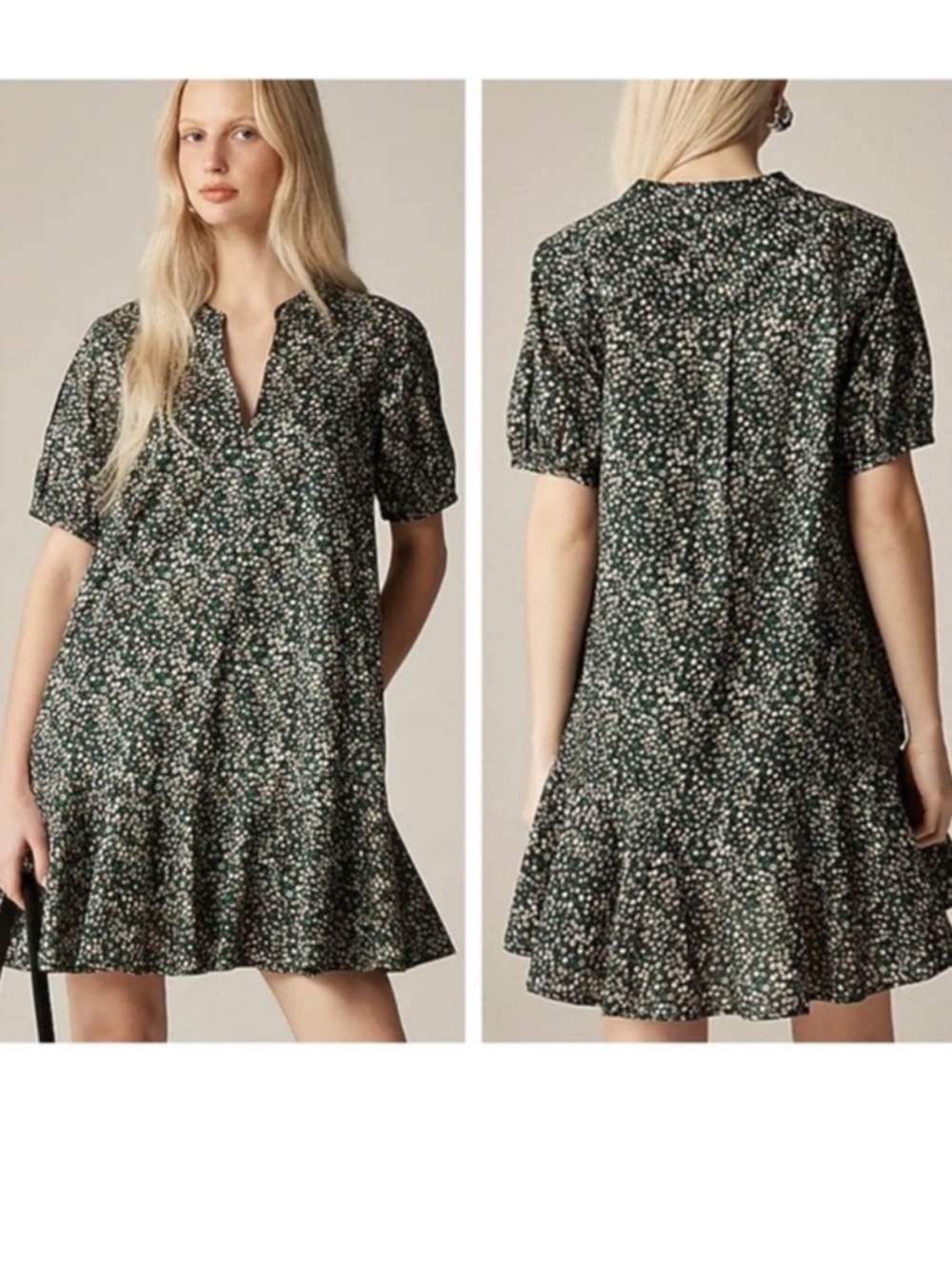 J. Crew Liberty of London Delilah Dress Marguerite Ditsy Daisy Floral Pockets M - Picture 5 of 12